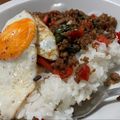 Yoshimi66's cooksnap of when they made 本格タイ料理☆ガパオライス.