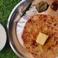 Soni Mehrotra का कुकस्नैप जब उन्होंने आलू मसाला पराठा(Aloo masala paratha recipe in hindi) बनाया था।
