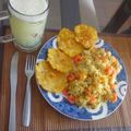 El cooksnap de Carlos Etayo Posso cuando hizo Arroz con camarones.