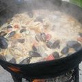 El cooksnap de Carlos Aguayo cuando hizo Cocimiento en disco.