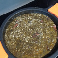 El cooksnap de Alba cuando hizo Arroz con calamares en lata.