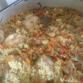 El cooksnap de Iraima Fuenmayor cuando hizo Arroz con pollo con especias para fajitas🥘🍗.