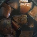 El cooksnap de Marichuy Nuñez cuando hizo Camote en salsa de piloncillo.