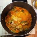 El cooksnap de Martha Noyola cuando hizo Estofado de pollo.
