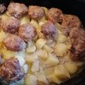 Cooksnap από Βασιλεία Μπικάκη στη συνταγή Αφράτα μπιφτέκια με πατάτες στο φούρνο