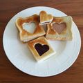 Kristina K's cooksnap of when they made For Valentine's Day: Easy Heart-shaped Sandwiches.