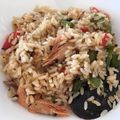 El cooksnap de YoshimonGo🇯🇵 cuando hizo Paella de marisco*.