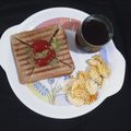 Aanal Avashiya Chhaya's cooksnap of when they made વેજ ચીઝ ગ્રીલ્ડ સેન્ડવીચ (Veg Cheese Grilled Sandwich Recipe In Gujarati).