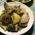 El cooksnap de @tesa.cuina cuando hizo Bollit (hervido valenciano de verduras).