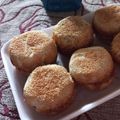 El cooksnap de Agustina Candela cuando hizo Alfajores de coco.