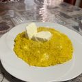 il Alessio Varo quando ha preparato Risotto allo zafferano e mozzarella di bufala