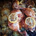 El cooksnap de Marisol Rodriguez cuando hizo Pollo al horno con patatas.