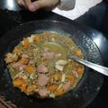 El cooksnap de Erika Azalia cuando hizo Lentejas sencillas.
