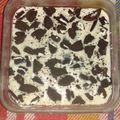 El cooksnap de Aracely Cruz cuando hizo Pay de Oreo.