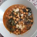 El cooksnap de Sandra Nuñez cuando hizo Potaje de garbanzos, espinacas y bacalao en olla rápida.