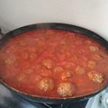 El cooksnap de gisel cuando hizo Albóndigas con salsa.