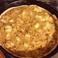 El cooksnap de Agus Pinto Chedufau cuando hizo Tarta de choclo, queso, cebolla y crema.