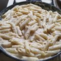 El cooksnap de Alfredo Hernández cuando hizo Pasta con crema al ajo.