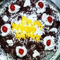 Debjani Paul's cooksnap of when they made ব্ল্যাক ফরেস্ট কেক (Black forest cake recipe in Bengali).