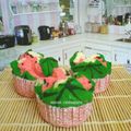 Cooksnap dari Aigoo untuk resep Bolu Kukus Semangka