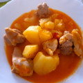 El cooksnap de Encarni Sepulveda cuando hizo Cazuela de patatas con pollo en Thermomix 31.