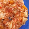 El cooksnap de Chino Carmona cuando hizo Guiso de arroz con alitas de pollo.