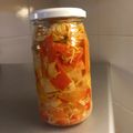 El cooksnap de Elina Luciano cuando hizo Escabeche de pollo y verduras .
