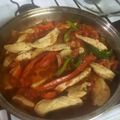 El cooksnap de Jorge Lozano cuando hizo Pollo a la portuguesa.