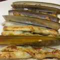 El cooksnap de Irene-Guirao cuando hizo Navajas a la plancha con limón.