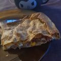 El cooksnap de Almudena Collado cuando hizo Empanada de cebolla con bacon y huevo.