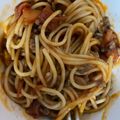 Thảo Phương Phạm's cooksnap of when they made Mì ý - mì spaghetti sốt bò bằm.