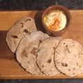 Erika 's cooksnap of when they made Garlic & Rosemary Flatbreads.