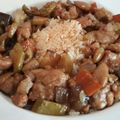 El cooksnap de Pilarica cuando hizo Pollo con verduras y almendras.