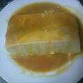El cooksnap de Petra cuando hizo Flan de queso Philadelphia.