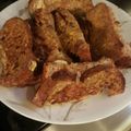 sassy sasha's cooksnap of when they made Super easy Nutella french toast roll ups!.