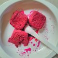 Cooksnap dari Ririn Nuryana untuk resep MPASI Cake Buah Naga 8m+ (No Gulgar)