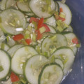 CHEFSOLOMAN's cooksnap of when they made Cucumber and Tomato Salad.