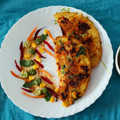 Geeta Godhiwala's cooksnap of when they made Split yellow moong dal cheela/dhirde.