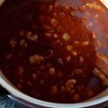 El cooksnap de Fatima Moreno cuando hizo Pozole de Puerco.