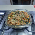 El cooksnap de dennis paul velasquez bustamante cuando hizo Lasaña con atún, setas y verduras.
