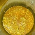 El cooksnap de Chuy Beltran cuando hizo Tinga de pollo.