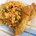 El cooksnap de gustoporcomer cuando hizo Arroz amarillo con pollo.