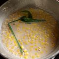 Cooksnap Erin Naomei semasa beliau membuat Bubur Jagung 🌽.