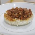 Cooksnap dari Sellania Oktafiona untuk resep Nasi Tim Salmon