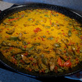 El cooksnap de Mensi cuando hizo Arroz con alcachofas y jamón.