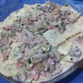 El cooksnap de Celes Aranda cuando hizo Ravioles con crema de champiñones y verdeo.