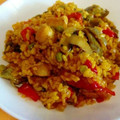 El cooksnap de Esther Ariza Sánchez cuando hizo Arroz con pollo.
