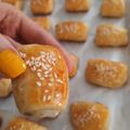 کوک اسنپ فاطمـــہ مصطفایی 🌸 بعد از امتحان کردن شیرینی دانمارکی.
