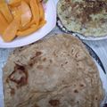 Khalida Misbah's cooksnap of when they made Anda paratha.