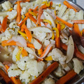 El cooksnap de Ana Angel cuando hizo Verduras en vinagre.